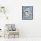 Diamond Painting - Full Round - Faith,Hope,Love Cross