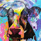 Diamond Painting - Full Round - Colorful Cow