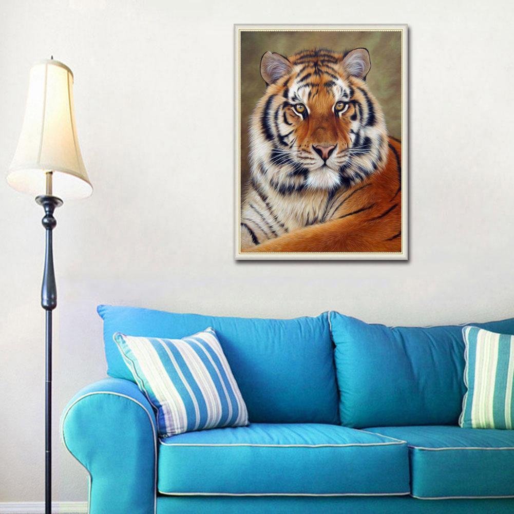 Diamond Painting - Full Round - Tiger 3