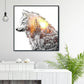 11ct Stamped Cross Stitch - Wolf(50*50cm) C