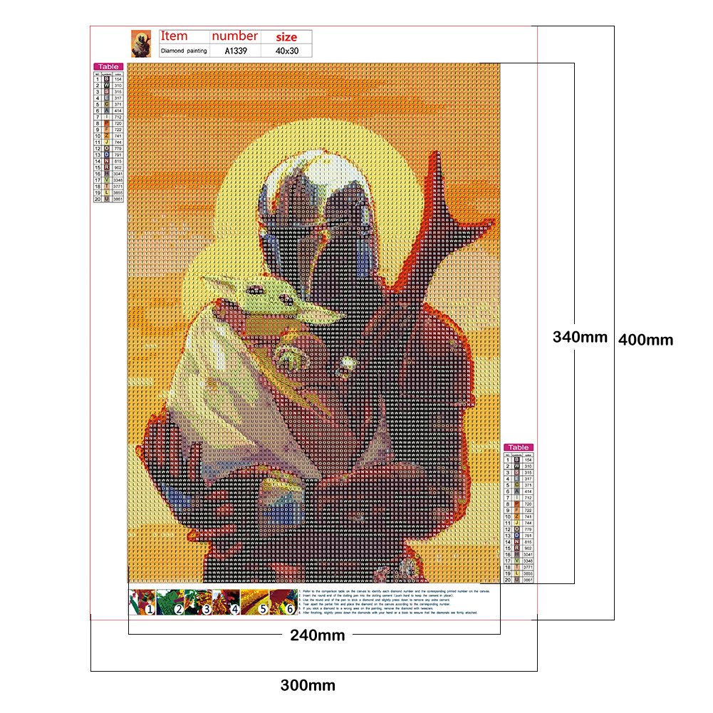 Diamond Painting - Full Round - Yoda G
