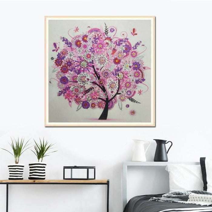 Tree 5D DIY Special Shaped Diamond Painting Kit Home Decor
