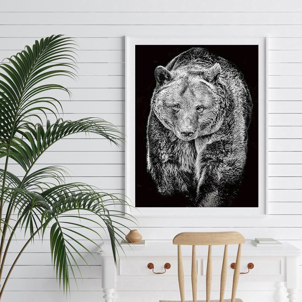 Diamond Painting - Full Round - Bear E