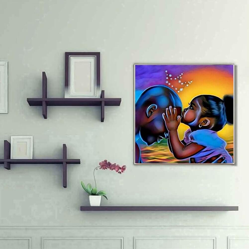 Dad And Daughter 5D DIY Diamond painting