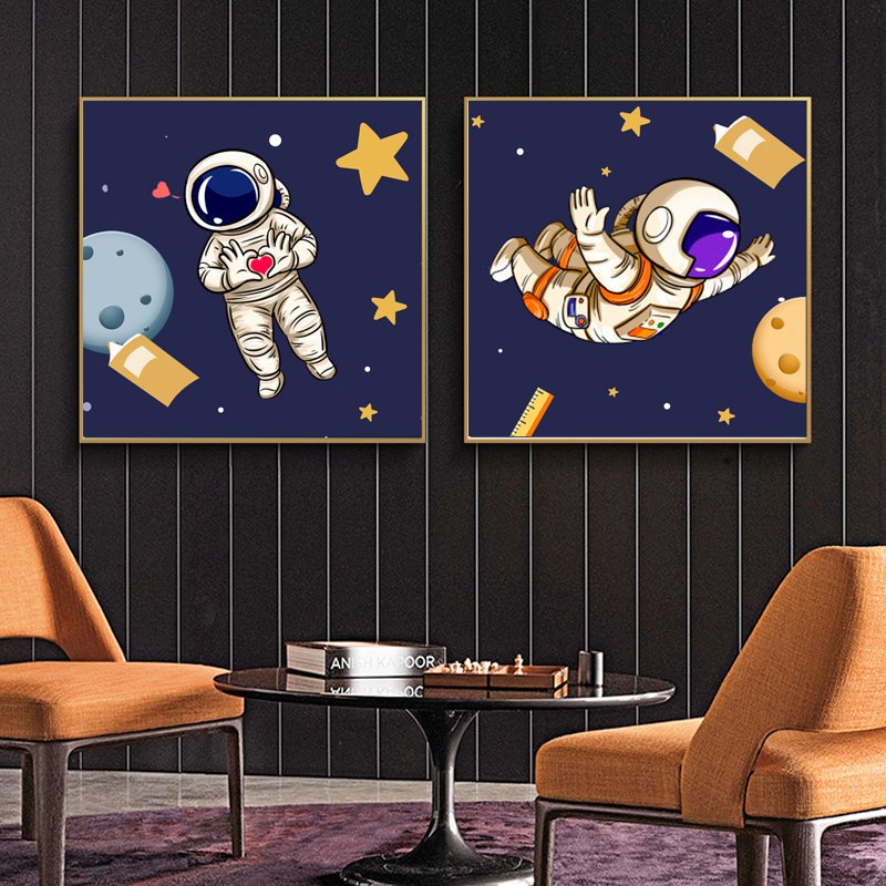 Diamond Painting - Full Round - Space Man
