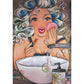 5D Diy Diamond Painting Kit Full Round Beads Cleaning Face