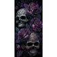 Big Size Diamond Painting - Full Round / Square - Dark Skull B (40*80cm)
