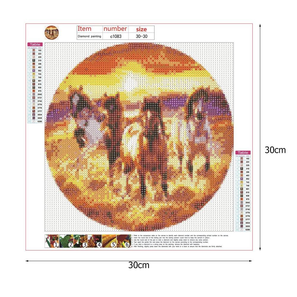 Diamond Painting - Full Round - Horse A