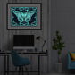 Part Butterfly Crystal Rhinestone Luminous Diamond Painting