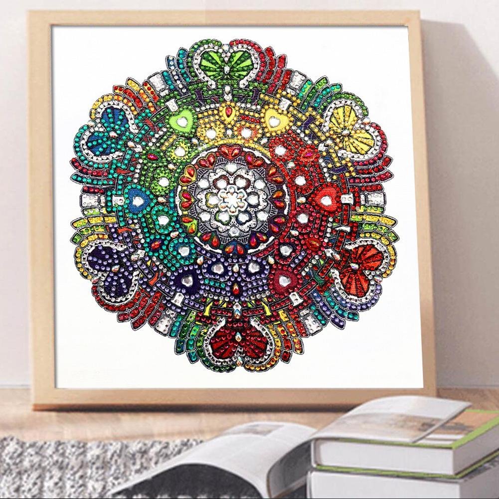 Diamond Painting - Crystal Rhinestone - Mandala 18