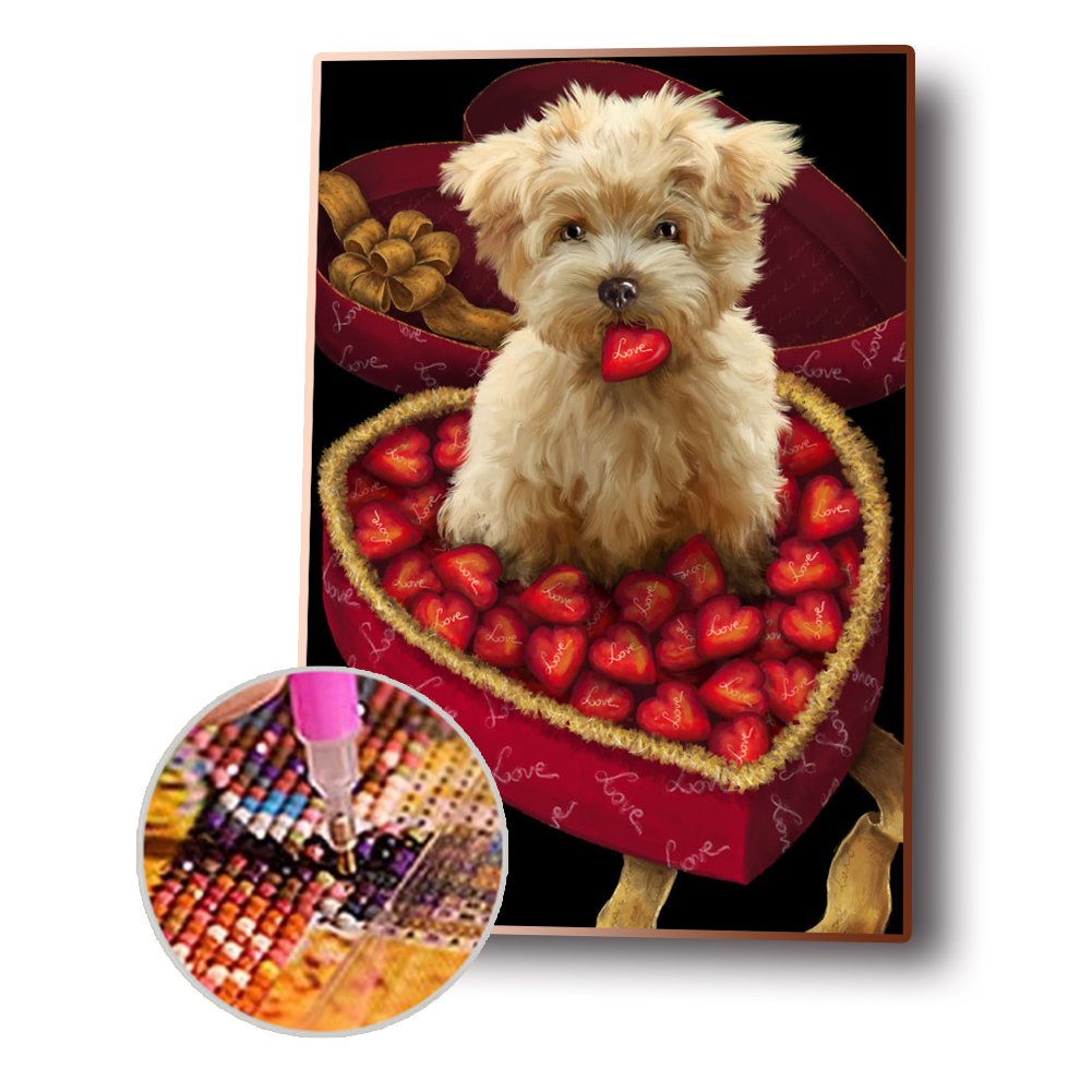 Diamond Painting - Full Round - Dog 27