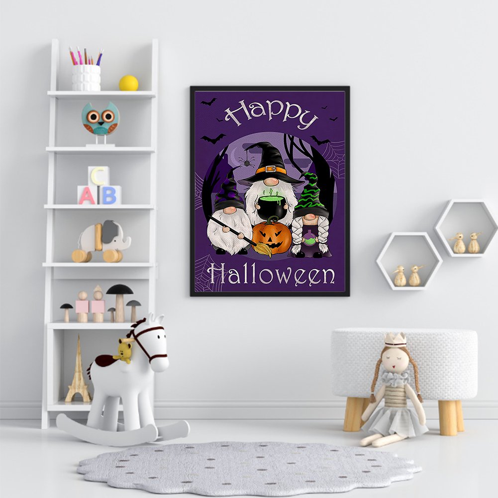11ct Stamped Cross Stitch - Halloween Goblin ( 40*56cm) A