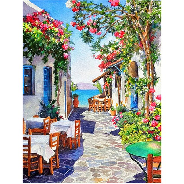 Diamond Paintings Art Full Drill Beautiful City Corner