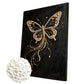 DIY Pearl Painting With Frame - Handmade Self-Adhesive Pearls - Butterfly (30*40cm) D