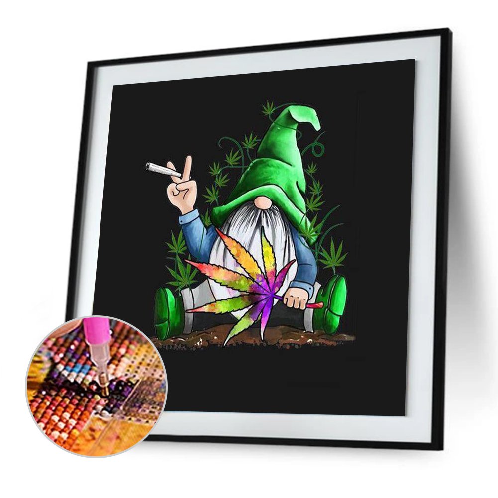 5D DIY Diamond Painting Kit - Full Round - Cartoon Gnome