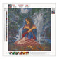 Diamond Painting - Full Round - Wolf Girl