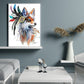 Fox DIY Digital Oil Painting By Numbers Kits Canvas Acrylic Color Drawing Picture