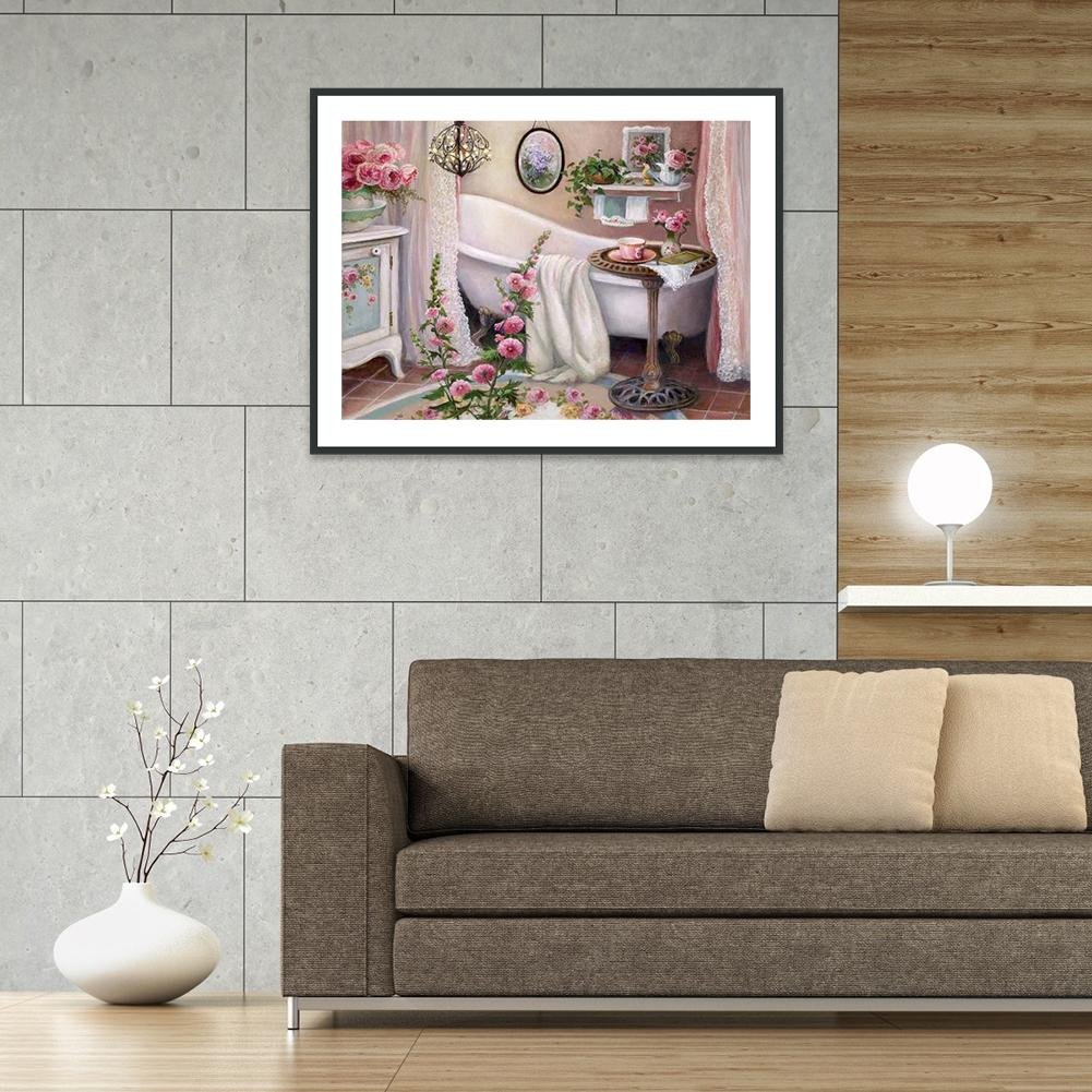 Diamond Painting - Full Round - Sweet Bathroom
