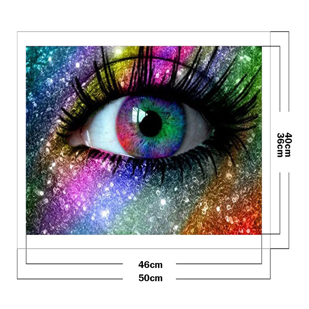 11ct Stamped Cross Stitch - Eye (40*50cm)