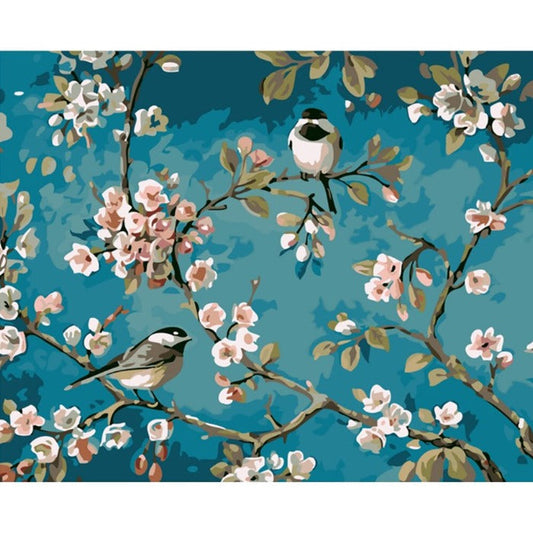 Paint By Number For Beginner Oil Painting Wall Art Picture Branch Bird