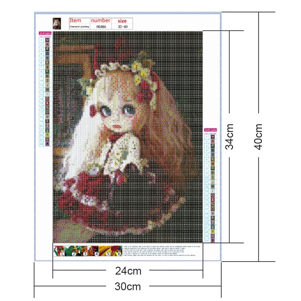 Diamond Painting - Full Round - Sweet Doll