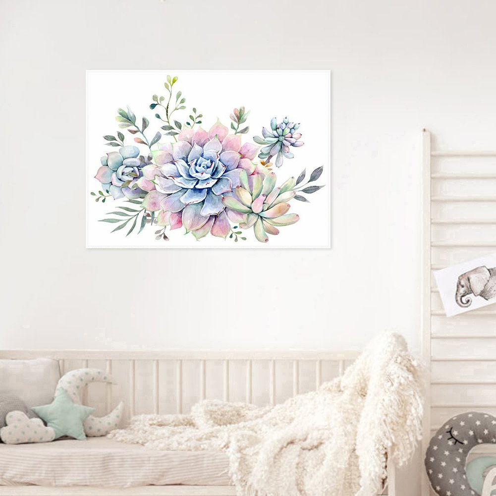 Diamond Painting - Full Round / Square - Succulent Plants E