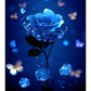 Full Round/Square Diamond Painting Kits | Blue Flower 40x70cm 50x80cm B