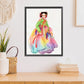 11ct Stamped Cross Stitch - International Beauty(48*63cm)
