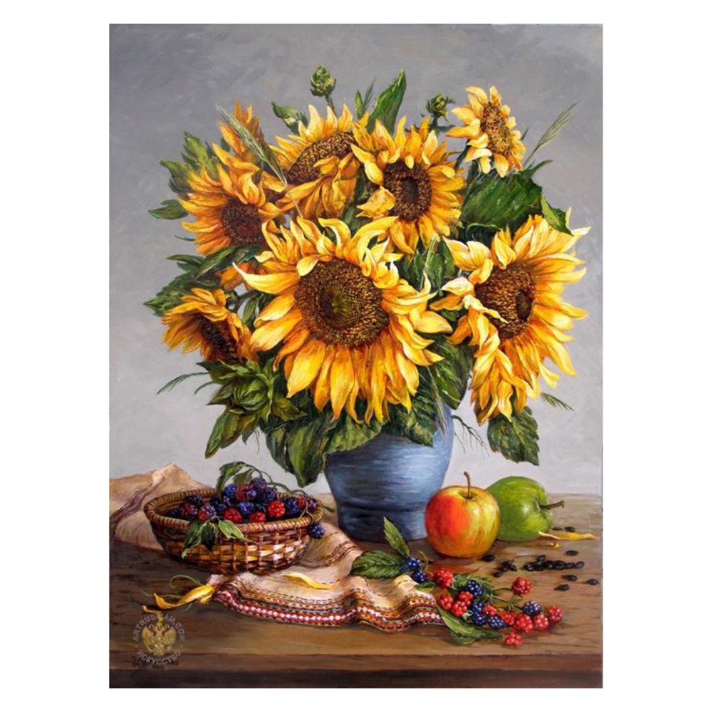 14ct Counted Cross Stitch Bunch Flowers (46*56cm)