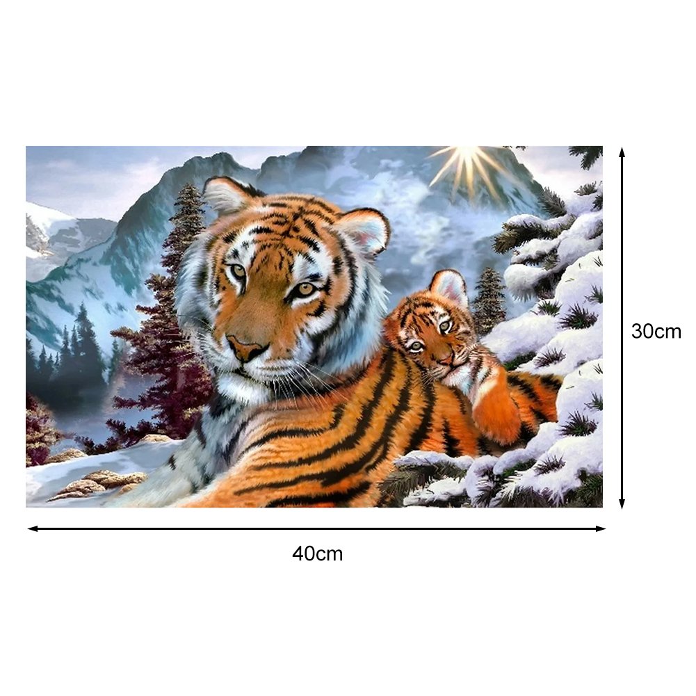 Paint By Number - Oil Painting - Tiger (40*30cm)