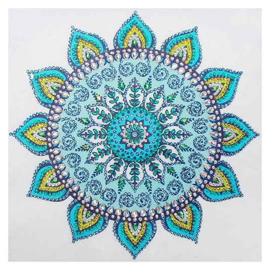DIY 5D Crystal Rhinestone Diamond Painting Kit Mandala Flower Model: DZ288