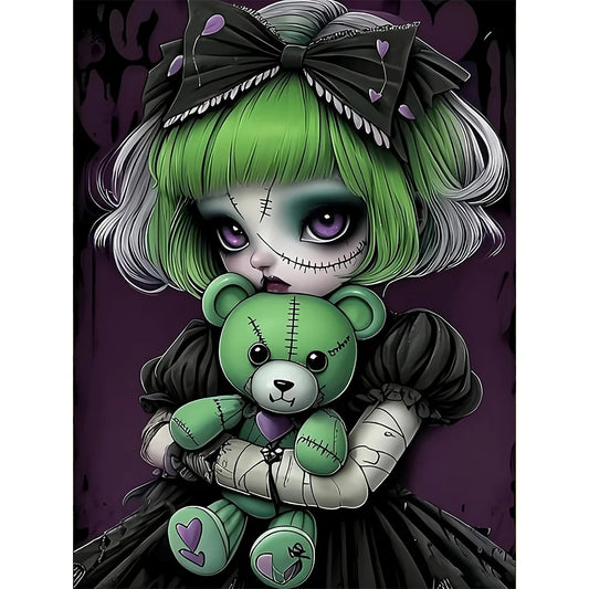 Diamond Painting - Full Round / Square - Girl Doll D