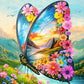 Diamond Painting - Full Round / Square - Butterfly View
