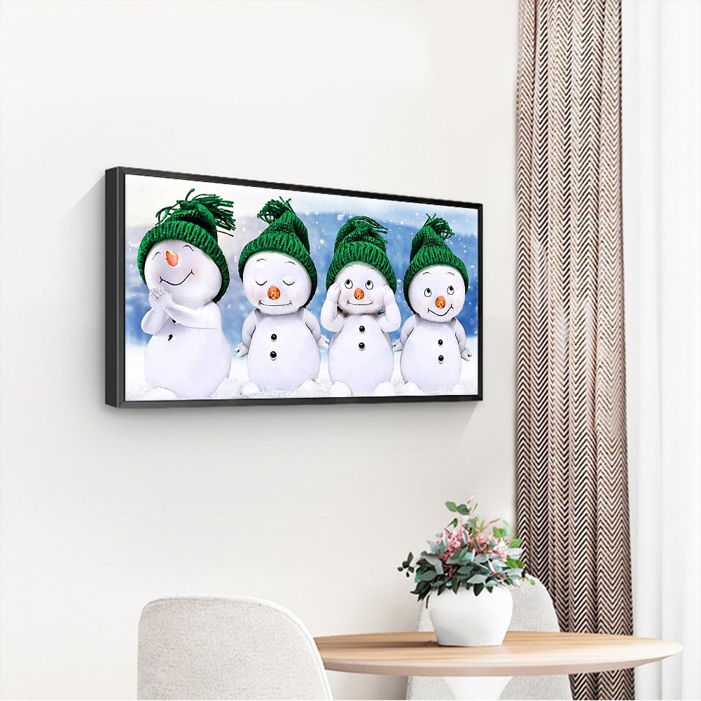 Diamond Painting - Full Round - Snowman (30*50cm)