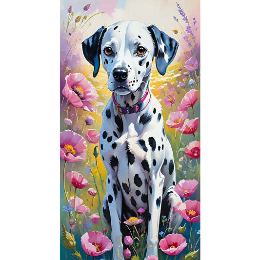 Big Size Diamond Painting - Full Round / Square - Dalmatian Dog (40*70cm)