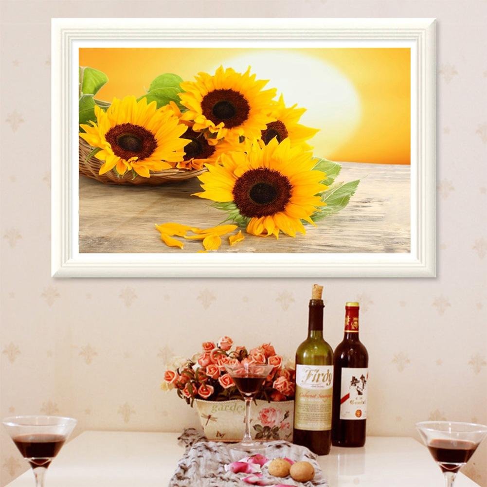 Diamond Painting - Partial Round - Sunflower