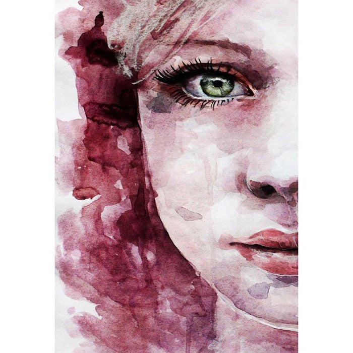 Paint By Number Oil Painting Beauty Face