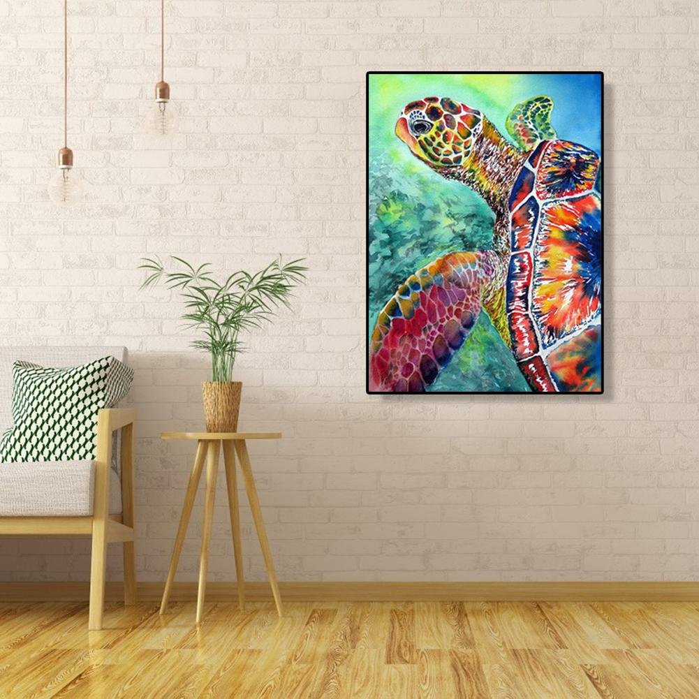 Paint By Number - Oil Painting - Turtle (40*50cm) B