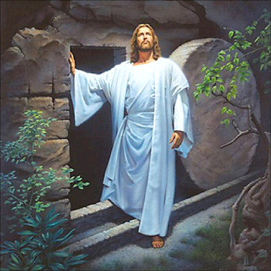 5D Diy Diamond Painting Kit Full Round Beads Jesus