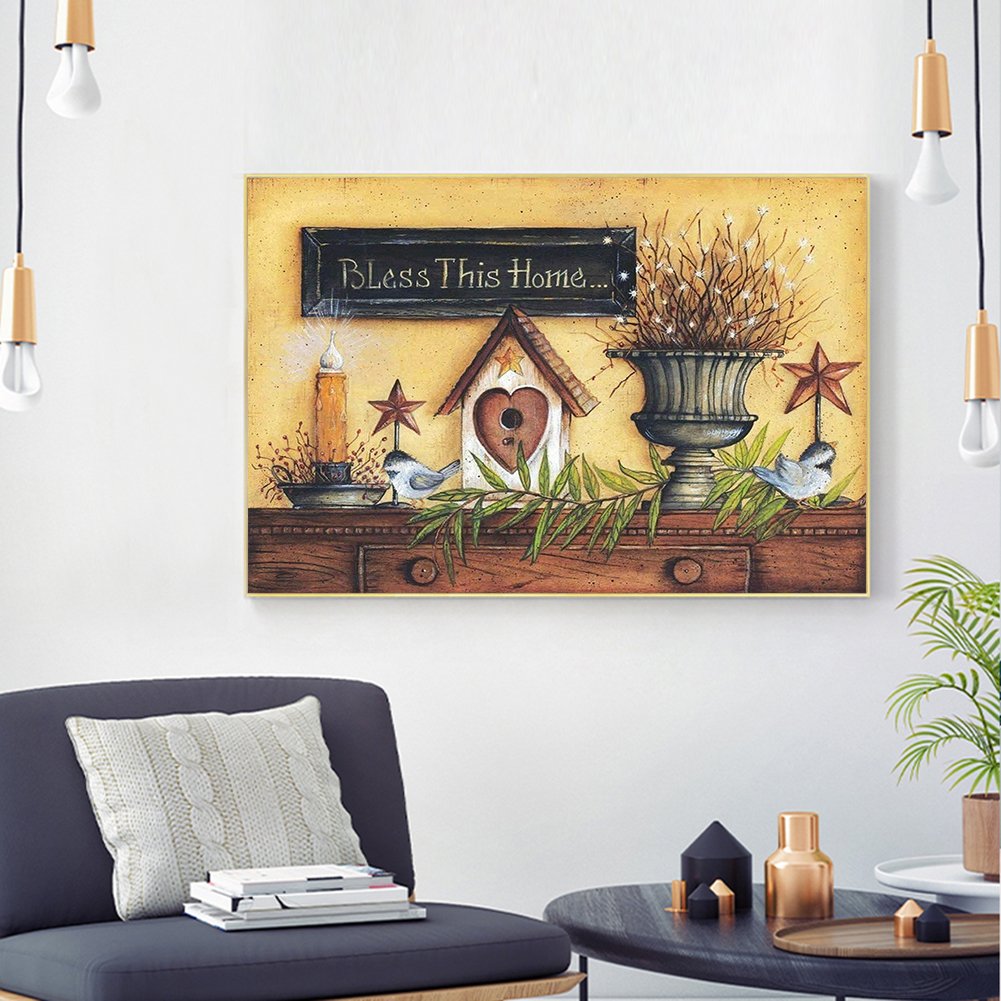 Diamond Painting - Full Round -Home Nest