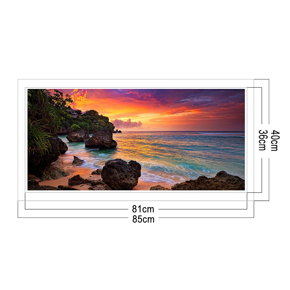 11CT Stamped Cross Stitch - Scenery  (40*85cm) A