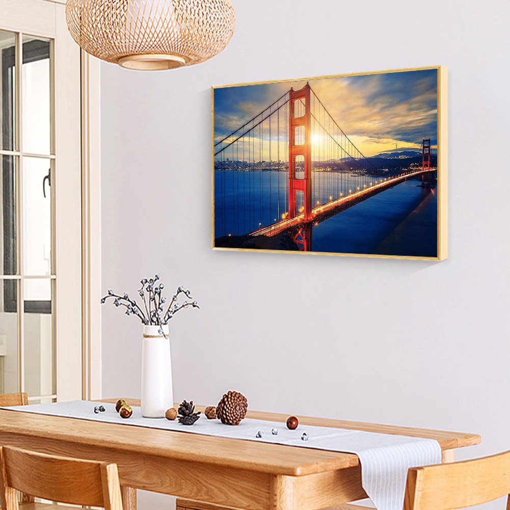 Diamond Painting - Full Round - Golden Gate Bridge (45*35cm)