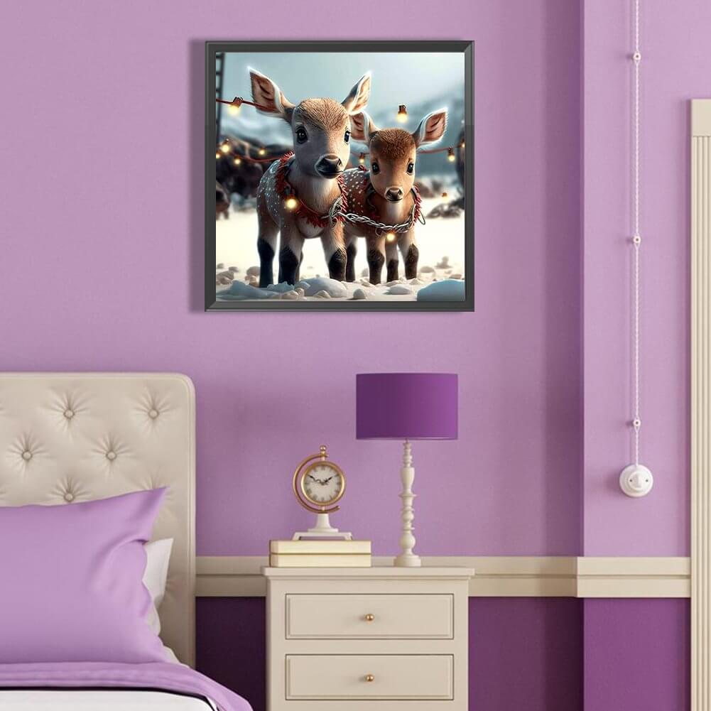Two Deers 5D DIY Diamond Painting