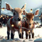 Two Deers 5D DIY Diamond Painting Kit