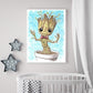 Diamond Painting - Full Round - Cute Groot