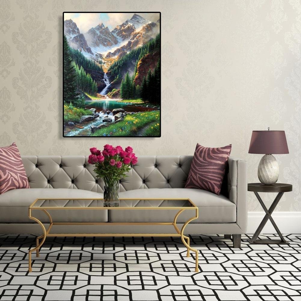 Paint By Number - Oil Painting - Snow Mountain (40*50cm) A