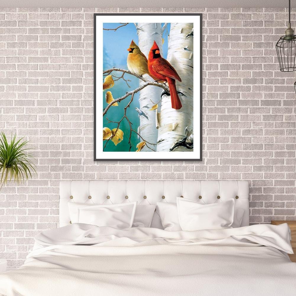 Diamond Painting - Full Round - Birds A
