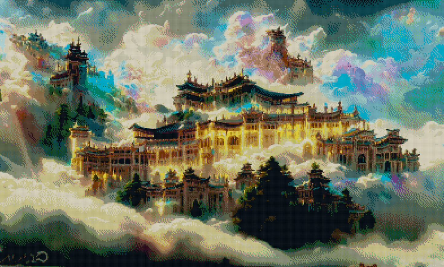 Full Round/Square Diamond Painting Kits | Castles F 40x70cm 50x80cm