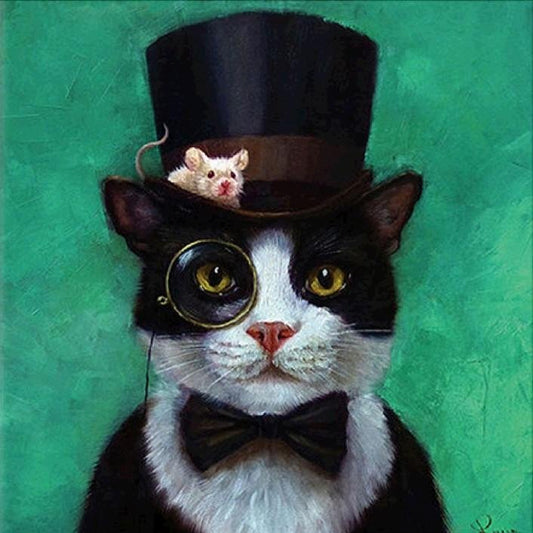 Diamond Painting - Full Round - Cat