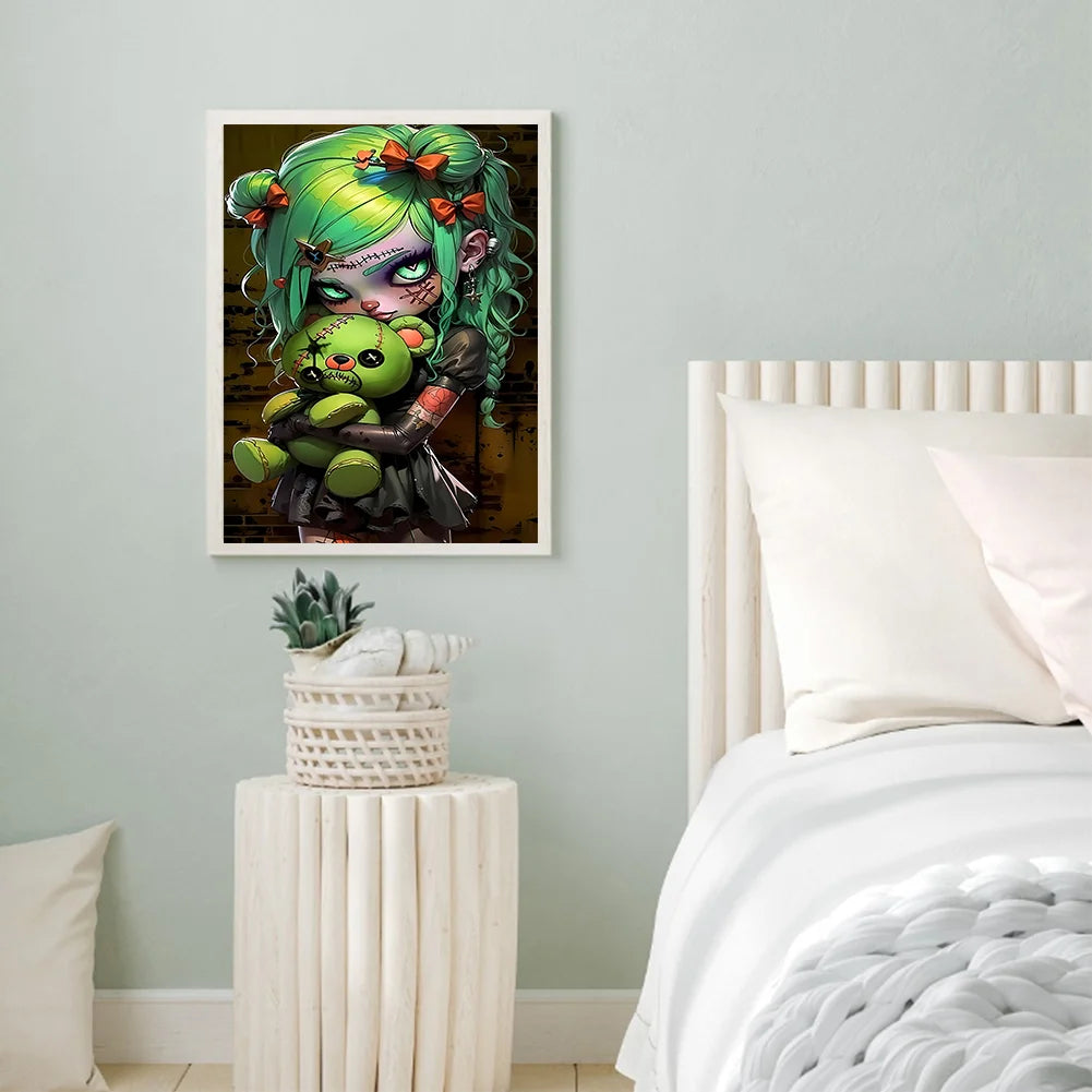 Diamond Painting - Full Round / Square - Girl Doll C